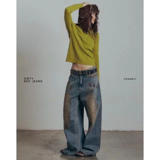 กางเกงยีนส์ CHAMNIII รุ่น DIRTY BOY JEANS