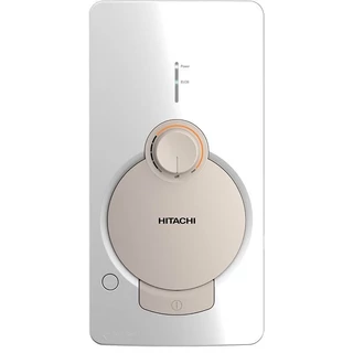 Hitachi ฮิตาชิ เครื่องทำน้ำอุ่น 3,800 - 4,800 วัตต์ Copper Tank รุ่น HES-GS สี Matte Metallic White/Silver
