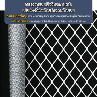 🔥รับประกัน 50ปี+🔥รั้วถักปม รั้วตาข่ายแรงดึง ยาว10เมตร ไม่เกิดสนิม ลวดตาข่ายถักปม ลวดล้อมคอกม้า วัว แพะ ตาข่าย