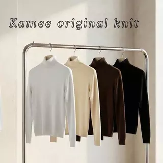 Kamee เสื้อไหมพรมผสมขนแกะ(wool)กันหนาว 10 องศาคอเต่า