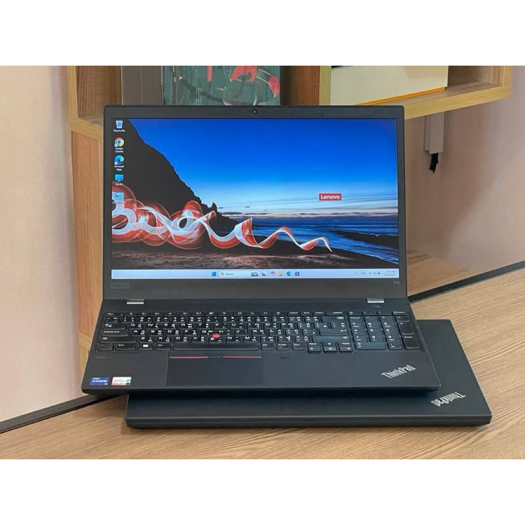 Lenovo ThinkPad T15p Gen 2 i7-11800H SSD512GB RAM16GB GTX 1650 (4GB GDDR6) Win11Pro คีย์ไฟ สินค้ามือ