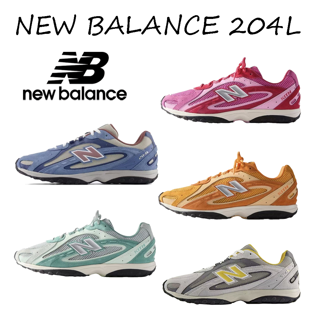 New Balance 204L รองเท้าแคชชวล สำหรับผู้ชายและผู้หญิง U204LKTA/U204LKTH/U204LNPA/U204LNPB/U204LKTI