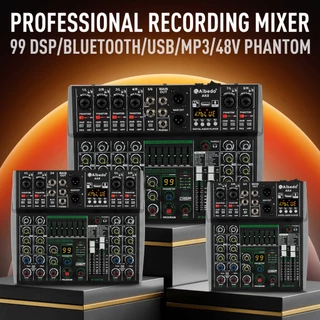 Ready Stock Audio Mixer ผลิตภัณฑ์ในสต็อก ABD-AK4/6/8 Channel มิกเซอร์เสียงมืออาชีพ 99 DSP เสียงบลูทูธ USB อินเตอร์เฟซเสี