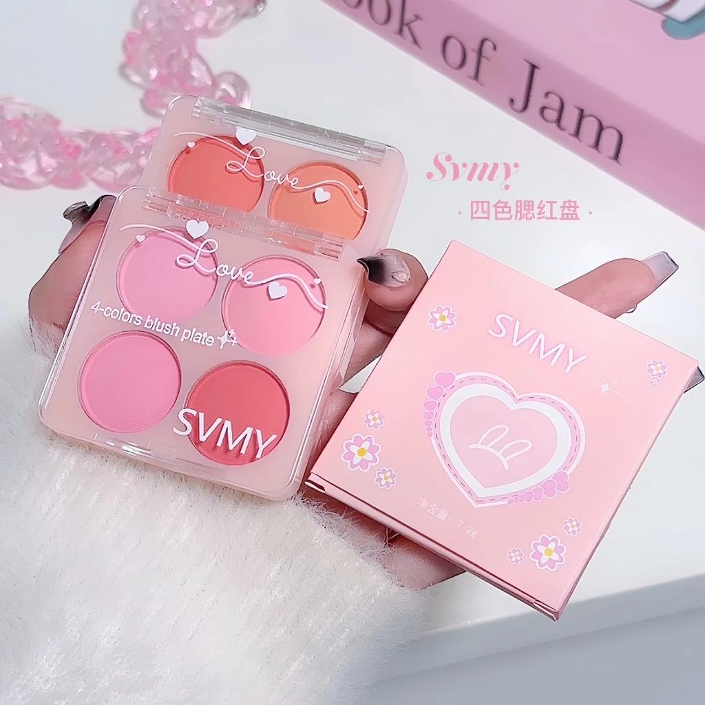 YOTAI บลัชออน 4 สีเนื้อฝุ่น ไล่โทนสวย เม็ดสีชัด ติดทน thumbnail 6