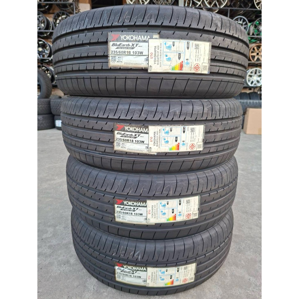 🚔🚘Yokohama 235/60/18 AE61 ญี่ปุ่น ยางใหม่ปี24 ปลาย