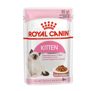 [12 ซอง] Royal Canin โรยัล คานิน อาหารเปียกสำหรับแมวทุกช่วงวัย ทุกสายพันธุ์ ขนาดซองละ 85 กรัม