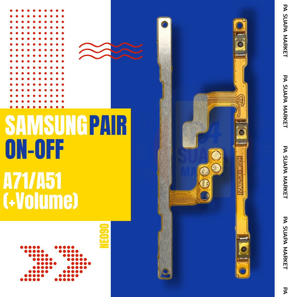 Piar on-off Samsung A71/A51 (+Volume)