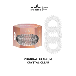 invisibobble ยางรัดผม ผมไม่เป็นรอย รุ่น Original สี Crystal Clear (1 กล่องบรรจุ 3 ชิ้น)