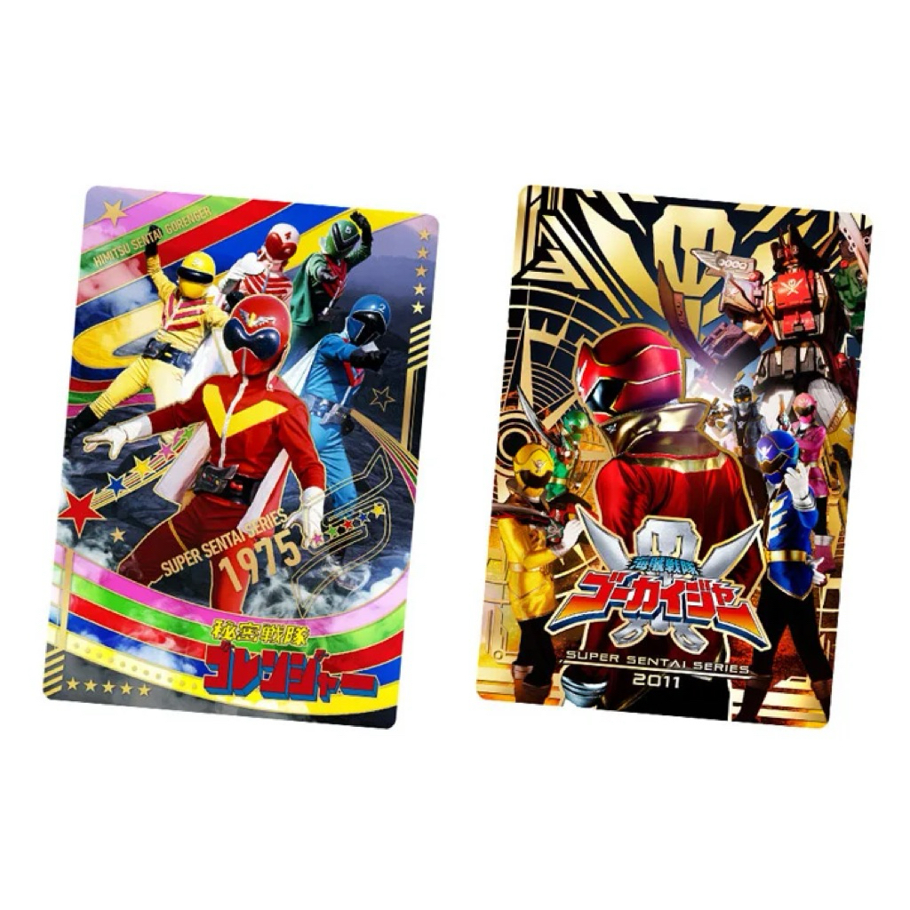 BANDAI Super Sentai Series 50th Anniversary Card Collection (การ์ดสะสม ญี่ปุ่น ขบวนการ 5 สี ขบวนการเ