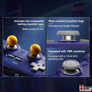 [8Bitdo]8Bitdo Pro 3 Bluetooth Game Controller TMR JoyStick🕹รองรับSwitch2/PC/ Android/iOS ฟรีจุกยาง1คู่ by Hero Gameshop