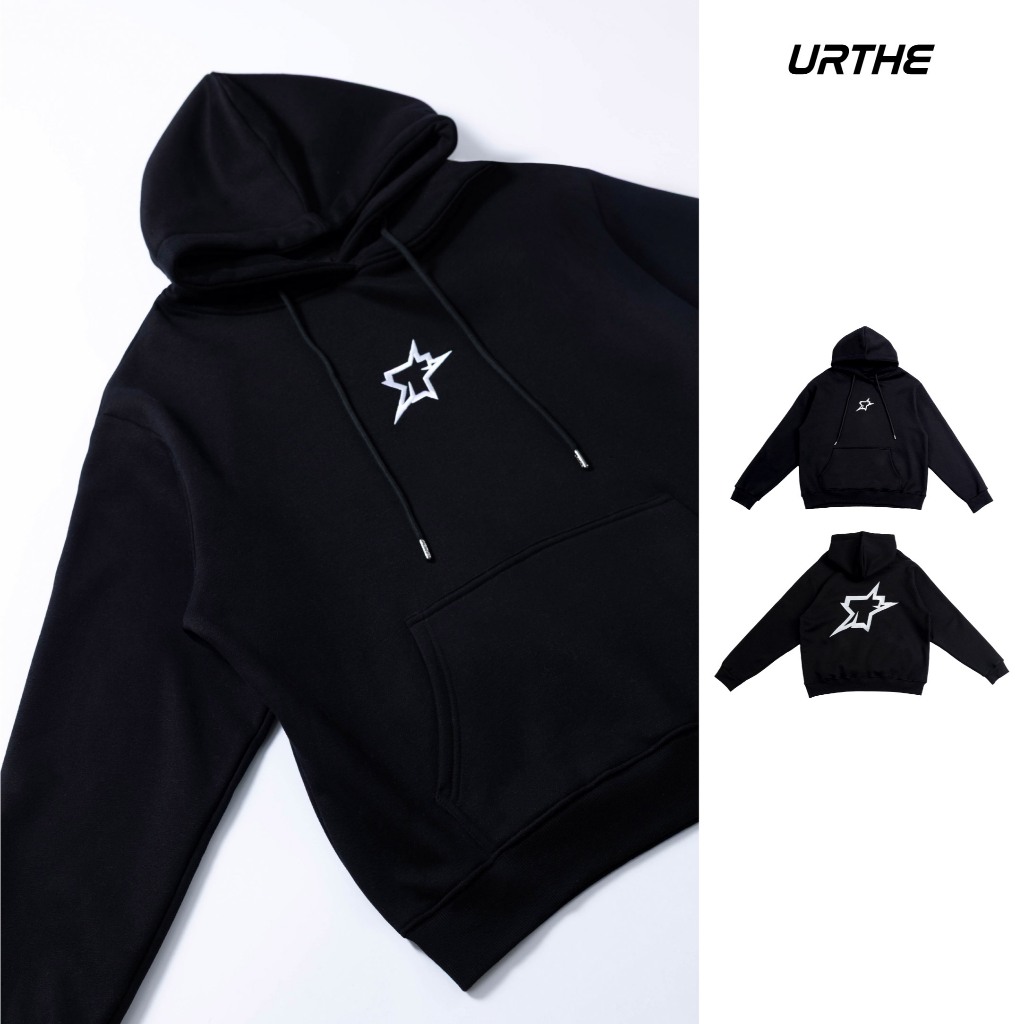 URTHE - เสื้อฮู้ดดี้ เสื้อกันหนาว Oversize รุ่น ICON STAR HOODIE