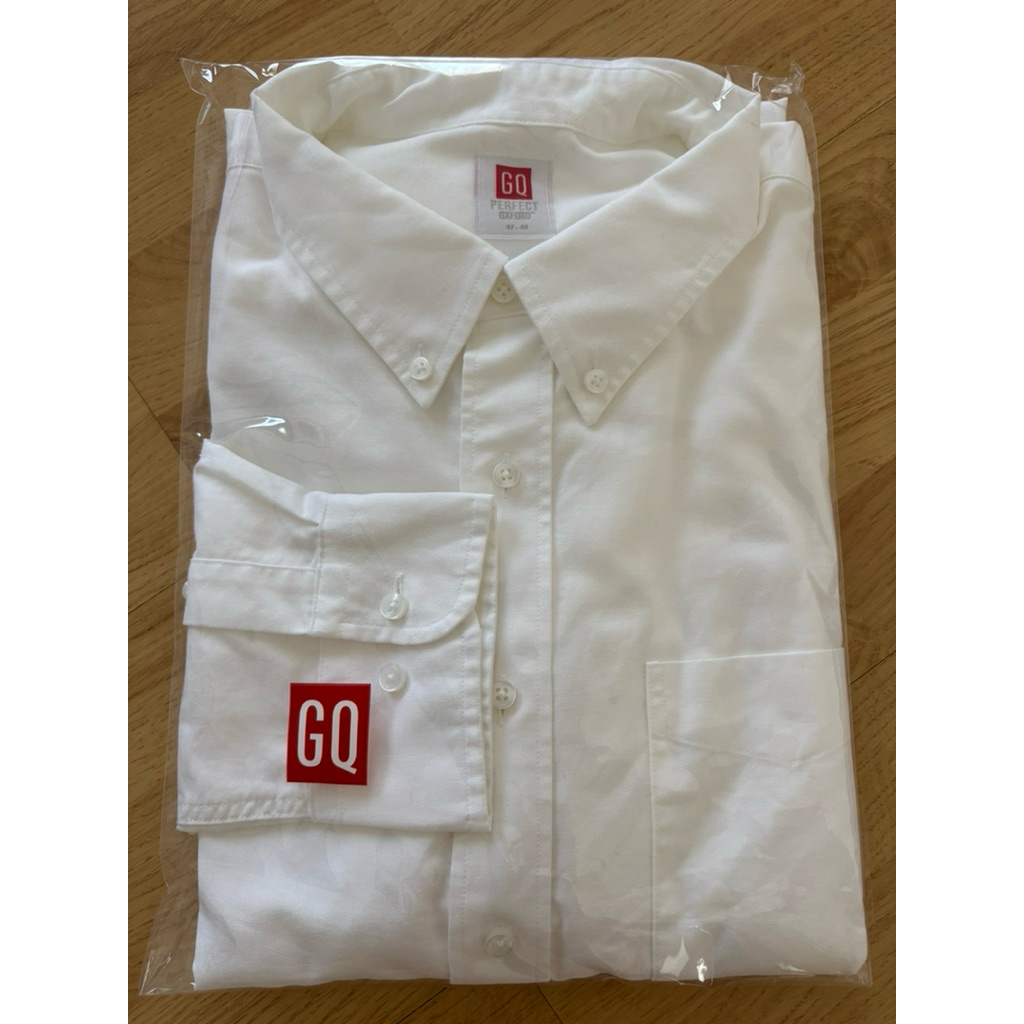 GQ Perfect Oxford Shirt มือสอง Size 47-48 (ซักแล้ว แต่ยังไม่ได้ใส่)