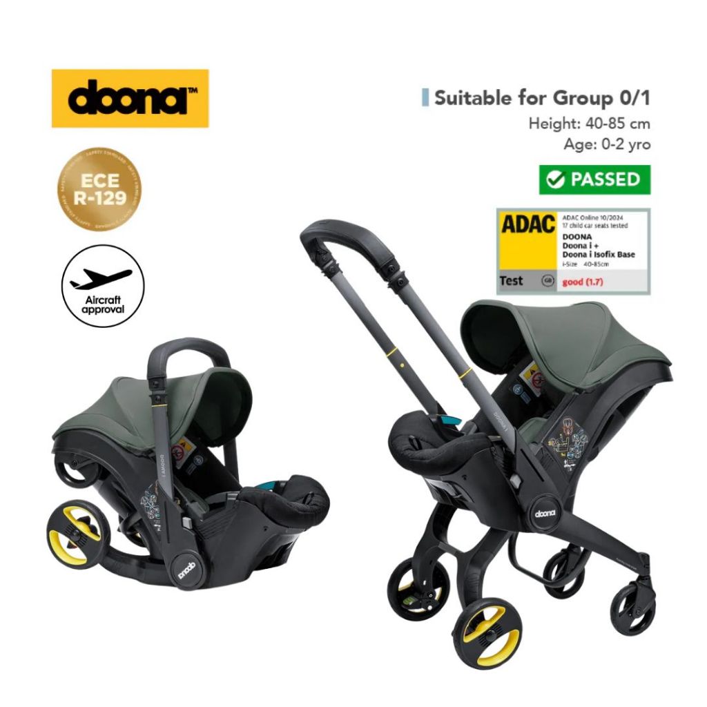 Doona I - Stroller & Car Seat คาร์ซีท รถเข็น พร้อม isofix
