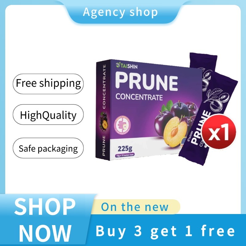 TAISHIN PRUNE EXTRACT Botanical Beverages - (10กรัมx 15ถุงสําหรับส่งเสริมการเผาผลาญอาหารและการล้างพิ