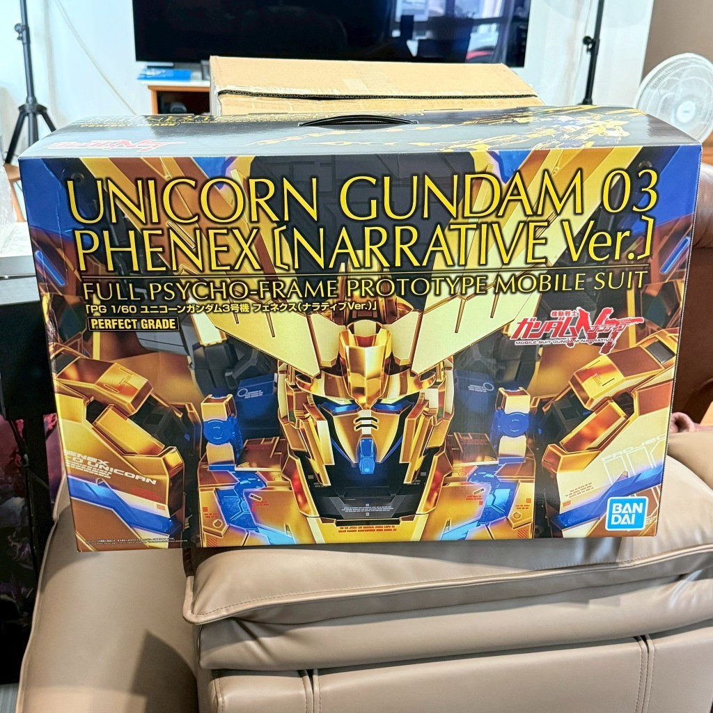 P-BANDAI PG 1/60 Unicorn Gundam 03 Phenex Narrative Ver. [Lot ใหม่] มีกล่องน้ำตาล