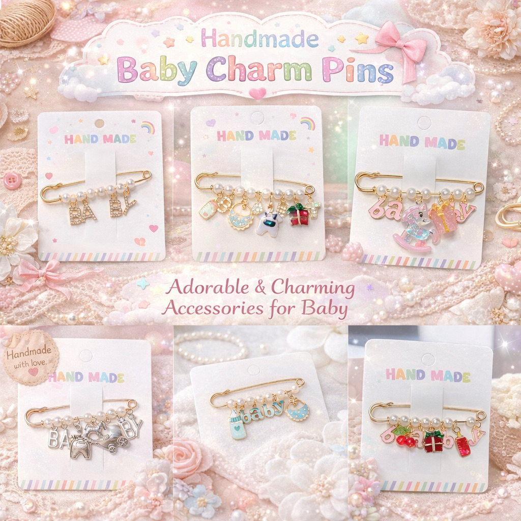 เข็มกลัดคนท้องbaby ไข่มุกพร้อมส่ง🇹🇭