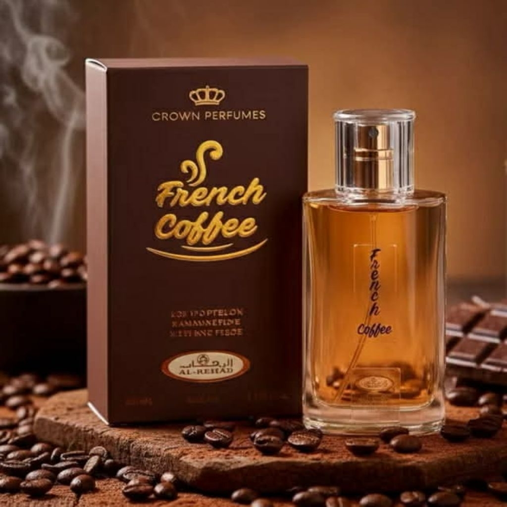 น้ำหอม French Coffee dy Al-Rehab เป็นน้ำหอมแนว กูร์มองด์ (Gourmand) กลิ่นกาแฟผสมความหวาน คาปูชิโน่ที