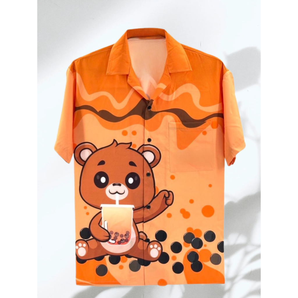 เสื้อเชิ้ตฮาวาย-ลายชาไทย