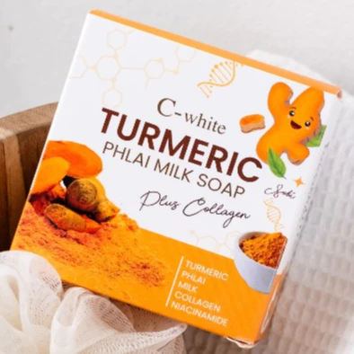 ซีไวท์ สบู่ผิวหน้าและผิวกาย ลดผดผื่น ลดสิว ผิวใส 150g.