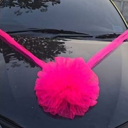 ผ้าผูกรถงานแต่ง ขบวนขันหมาก