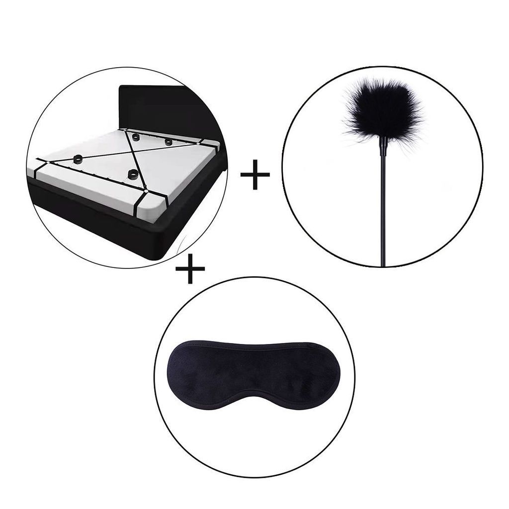 🔥พร้อมส่งค่ะ✅SM Seat Full Body Sexy Sucker Bed Bound Bound Bound Bound Sexy Handcuffs Foot cuffs