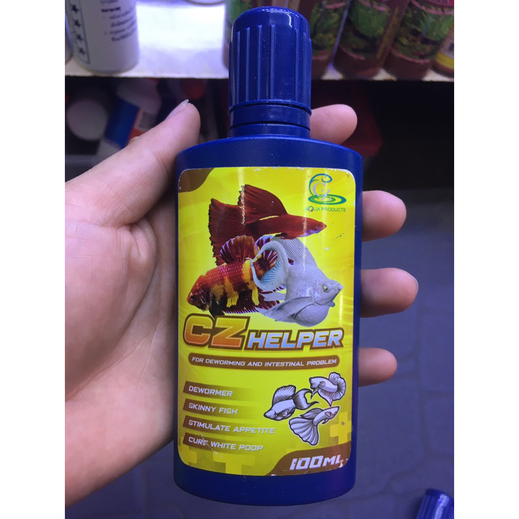 CZ HELPER สินค้าสำหลับเเก้ปัญหาปลาสวยงาม ปลาบอลูนปลากัดปลาหางนกยูงปลาปอมปาดัง