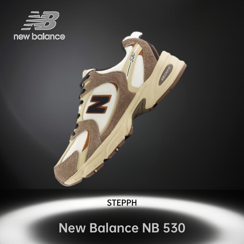 ของแท้ 100%-New Balance NB 530  Low MR530SNC White brown