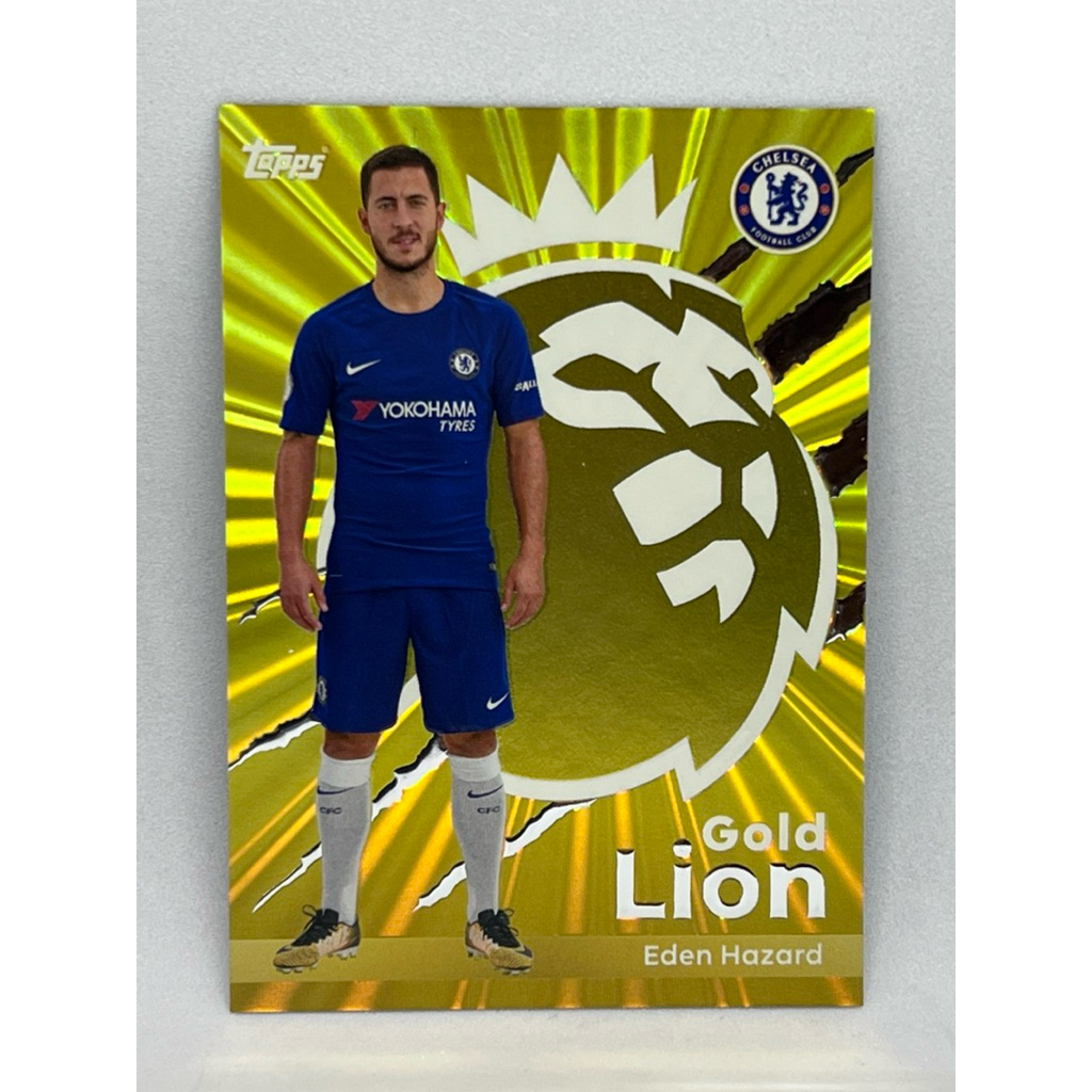การ์ดฟุตบอล Topps 2025 - 2026 Chrome Gold Lion Eden Hazard