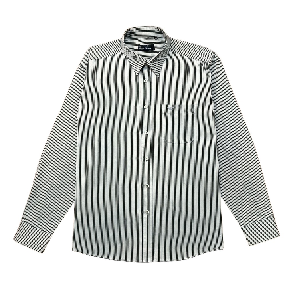 Giorgio Armani เสื้อเชิ้ตมือสองของแท้ [รอบอก 48"]