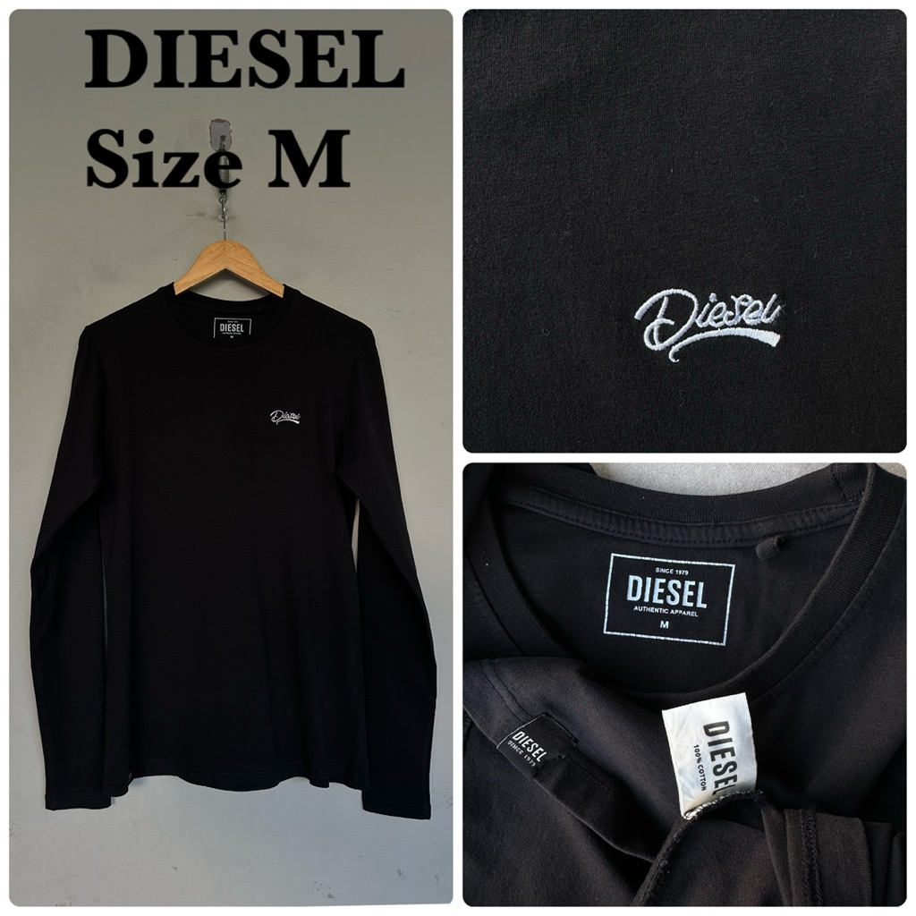 DIESEL เสื้อยืดแขนยาว🖤มือสองของแท้