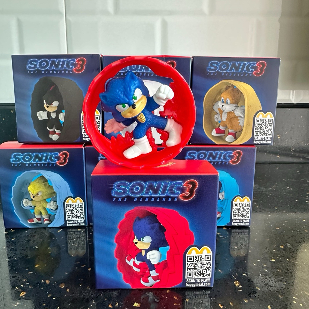 โซนิคชุดของเล่น Sonic 3 จากแมคโดนัลด์