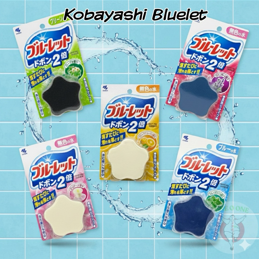 Kobayashi Bluelet ก้อนดับกลิ่นชักโครก แบบ2เดือน