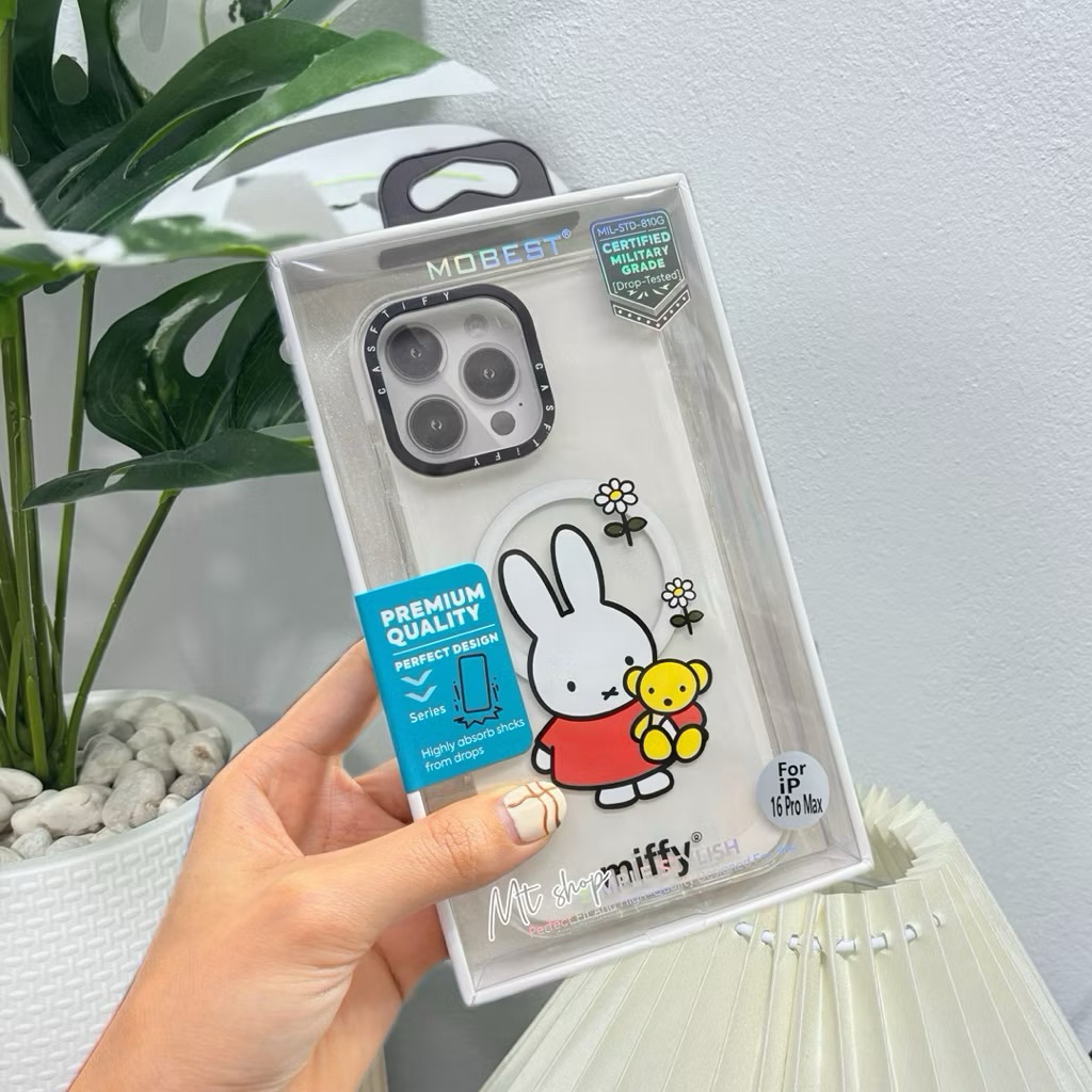 🎉Mobest เคสใส Miffi ลายการ์ตูน สำหรับรุ่น iP13/14 15 15promax 16promax 17 17pro 17promax