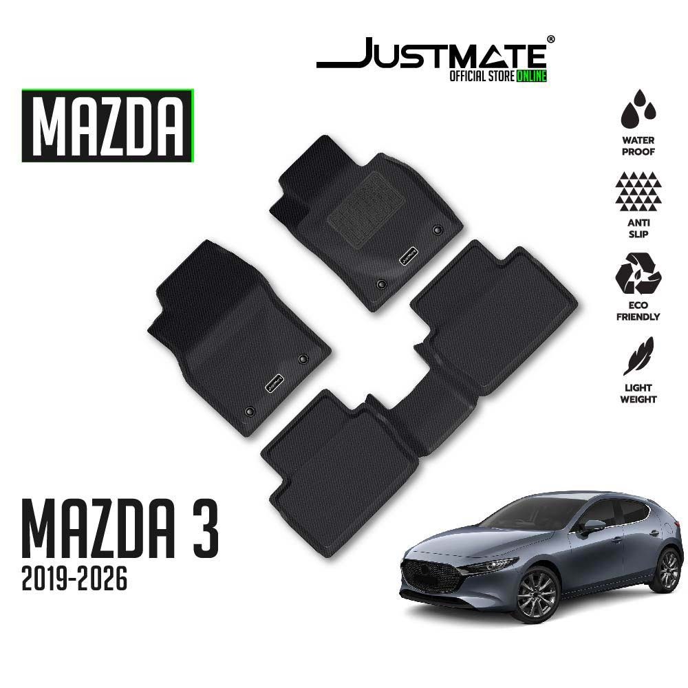 [JUSTMATE] MAZDA พรมปูพื้นรถยนต์ MAZDA 3 2019 – 2026