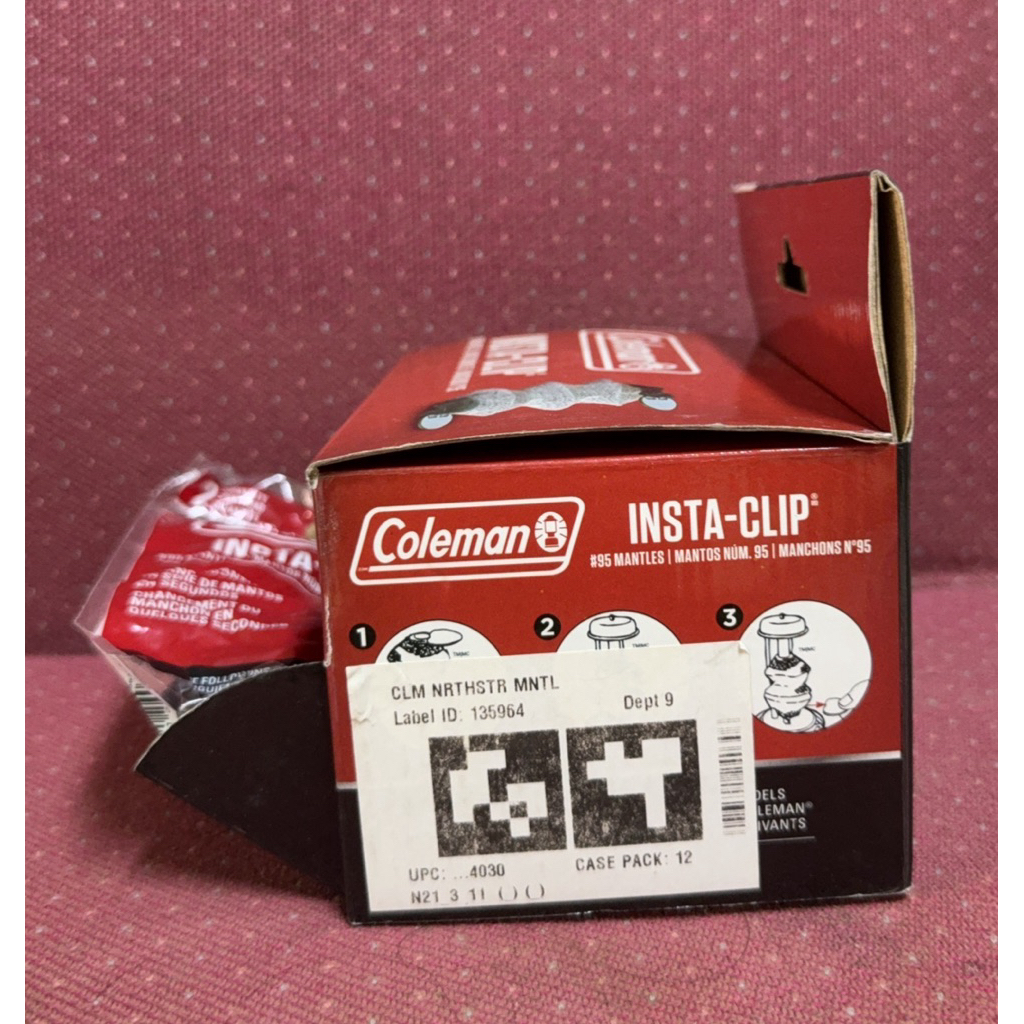 ไส้ตะเกียง Coleman mantles เบอร์ 95 ของแท้ USA สำหรับ ตะเกียง Coleman North Star ทุกรุ่นทั้งน้ำมันและแก๊ส ยกกล่อง 12 ห่อ - รูปที่ 2