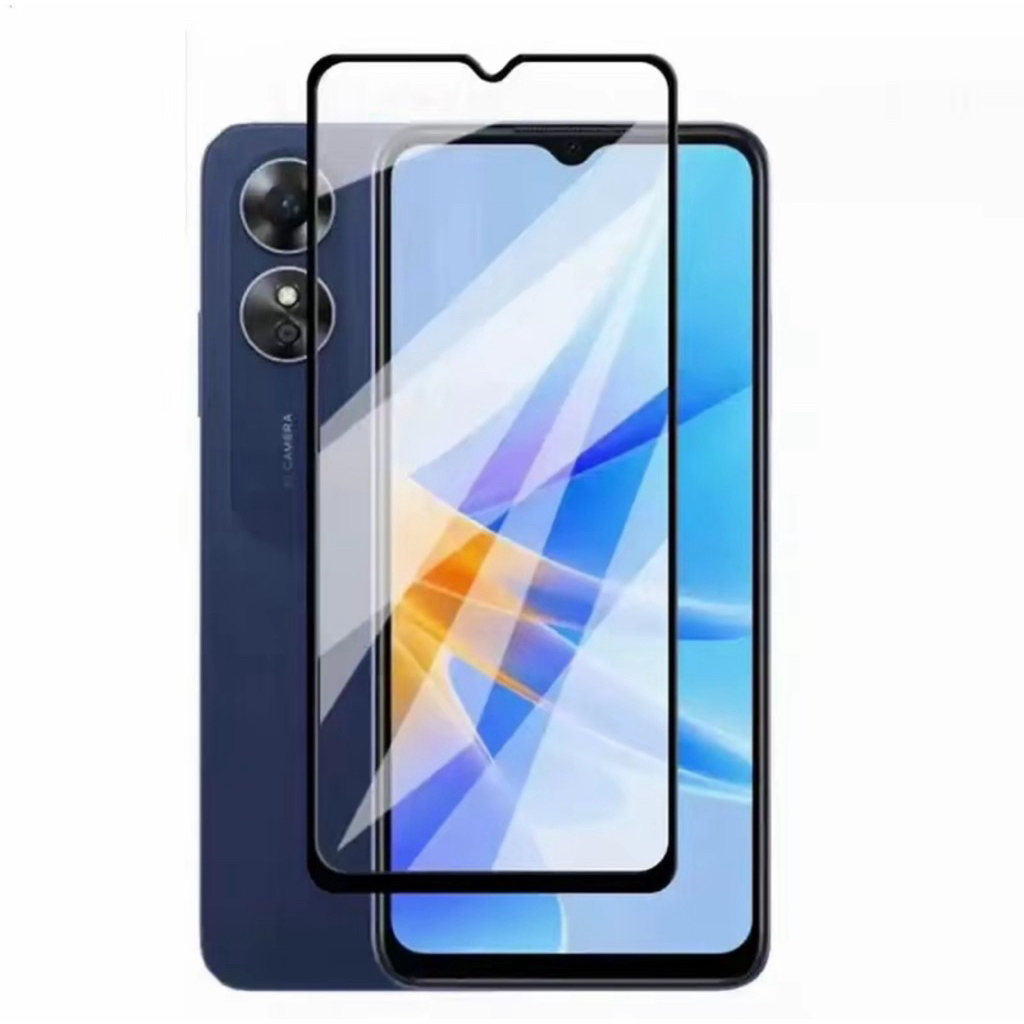 ฟิล์มกระจกนิรภัย เต็มจอ สำหรับ OPPO A17 A17K