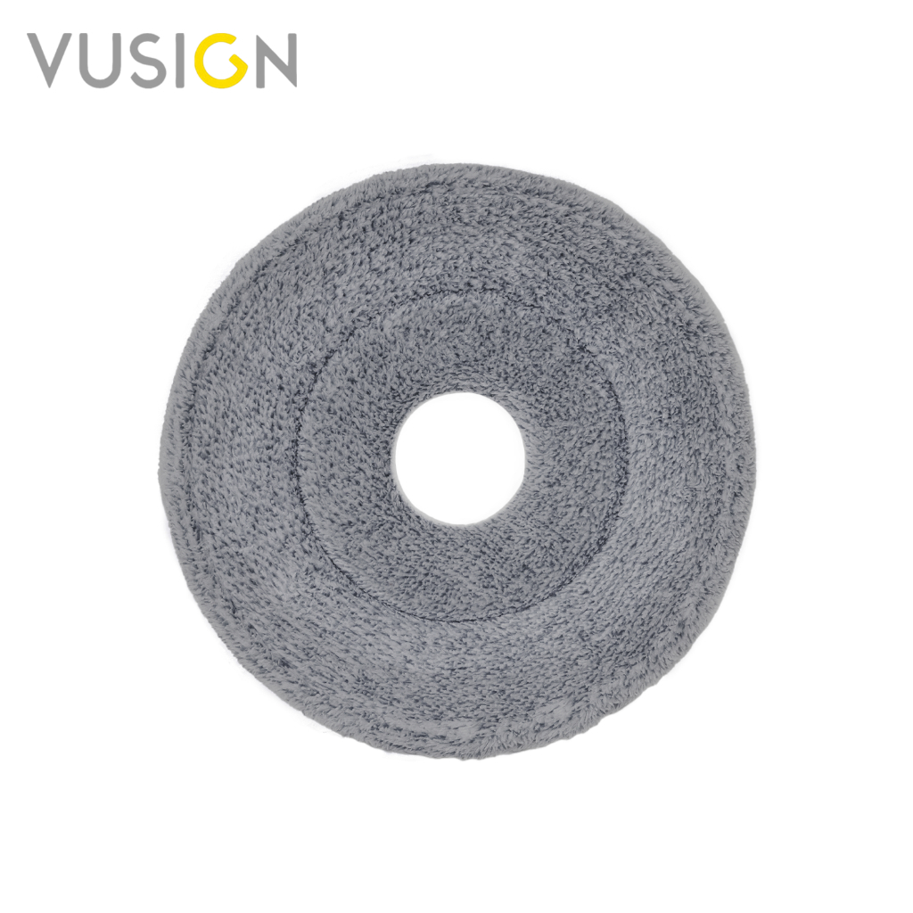 Vusign ผ้าไม้ม็อบ ผ้าม็อบถูพื้น ไมโครไฟเบอร์ แบบหนา สำหรับเปลี่ยน เหมาะสำหรับไม้ถูพื้นแบบกลม Mop Cloth