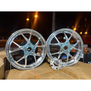 ล้อ Vespa CNC ตัวใหม่ ฮัปแยก สวยๆ แบรนด์ HR มีพร้อมของแถม