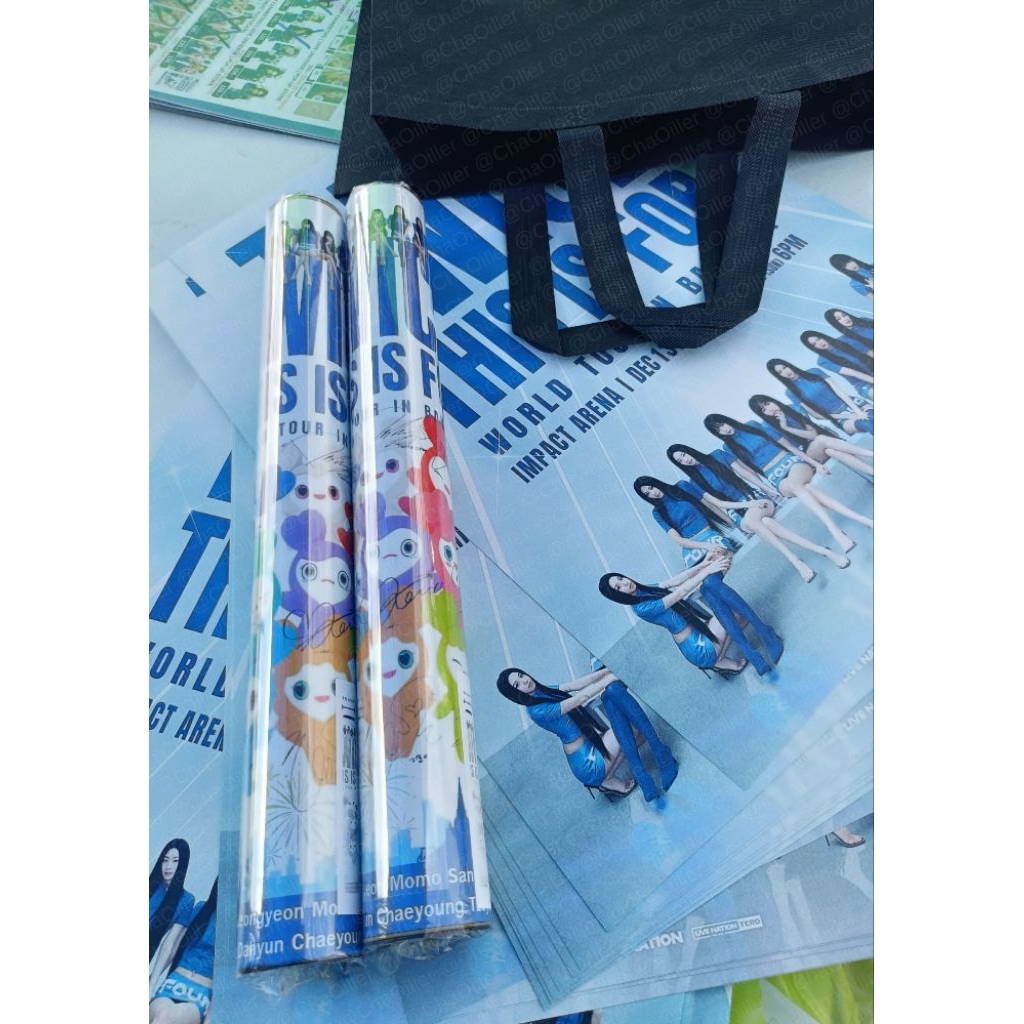 TWICE Poster This is for in bangkok โปสเตอร์ A3 +กระบอกโปสเตอร์พิมพ์ลาย