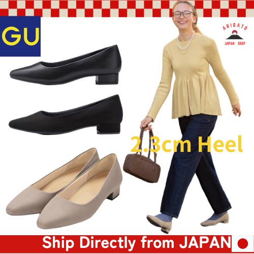 GU Marshmallow Low Heel Pumps (2.3cm Heel)[ส่งตรงจากประเทศญี่ปุ่น ของแท้ 100%]
