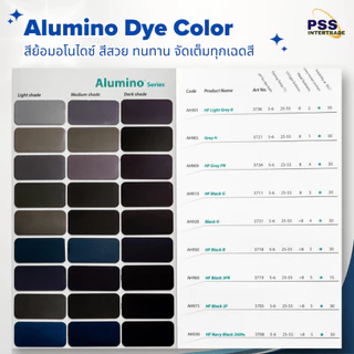สีย้อมอโนไดซ์ Organic Alumino Dye Color นำเข้าจากประเทศเยอรมนี สำหรับงานอโนไดซ์อลูมิเนียม
