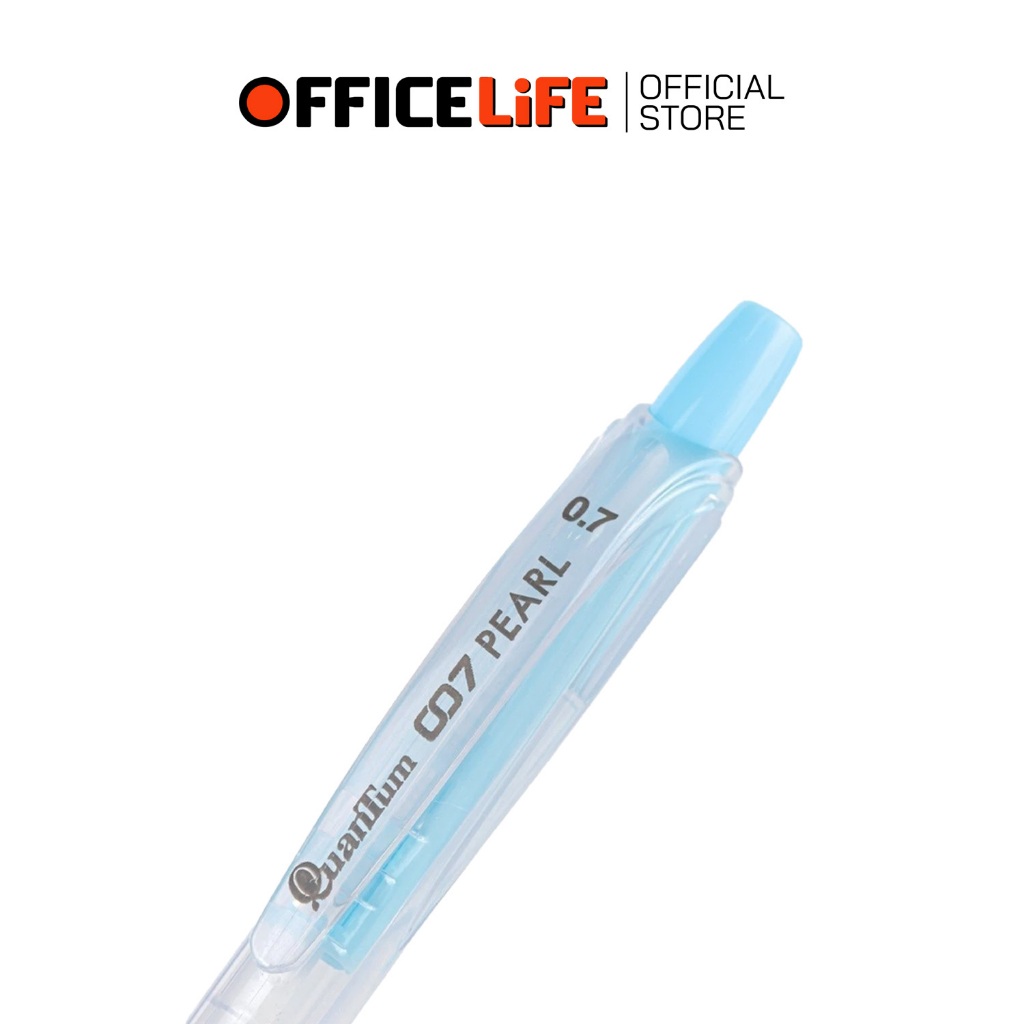 Quantum (ควอนตัม) ปากกาลูกลื่น ปากกา เจลลูลอยด์ รุ่น 007 Pearl ขนาด 0.7 มม. หมึกน้ำเงิน คละสี ( 4 ด้าม / แพ็ค ) — صورة 2