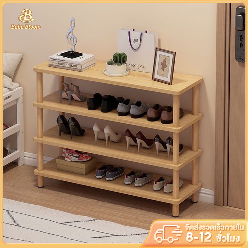 🛒 [Bubu] 🥾ชั่นวางรองเท้า ชั้นวาง รองเท้า ไม้ shoes shelf มีหลายขนาด ทำโดยไม้ไผ่ธรรมชาติ ประหยัดพื้นที่ รับน้ำหนักได้เยอะ