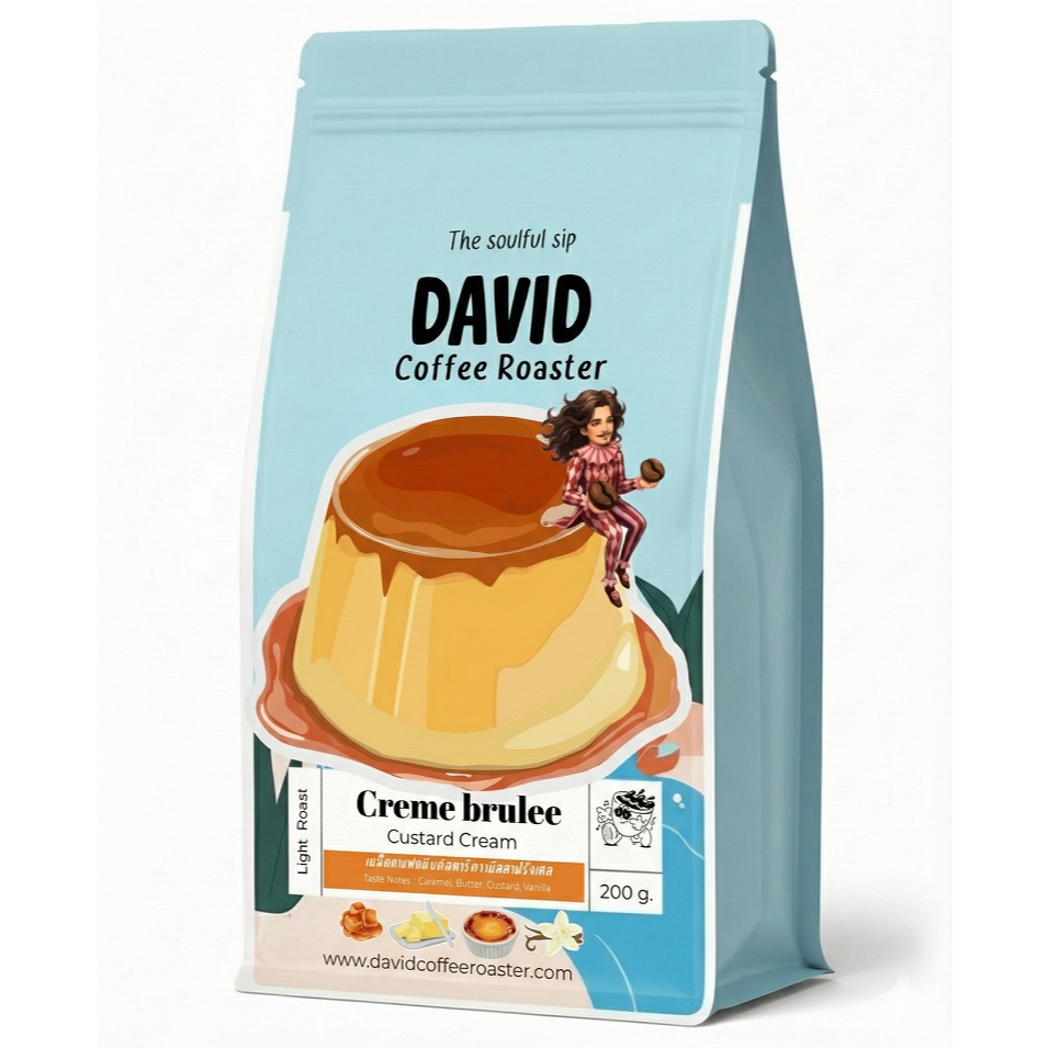 David_Coffee_เมล็ดกาแฟกลิ่นเครมบรูเล่