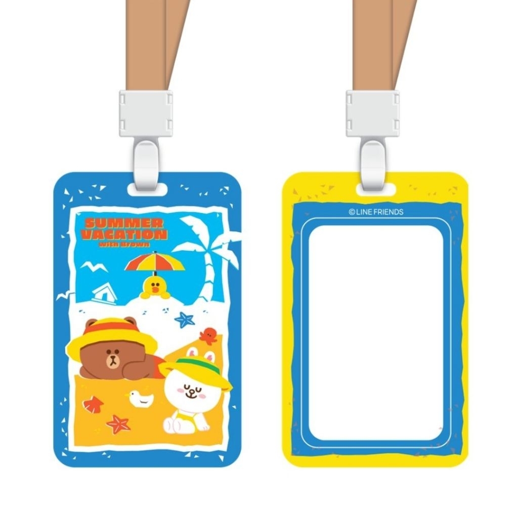 (พร้อมส่ง) ที่ใส่บัตรห้อยคอ Card Holder CODE:D Sanrio (Kuromi Cinnamoroll), Line Friends