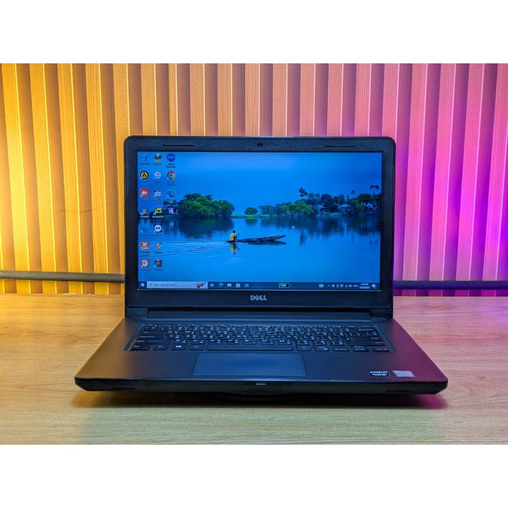 second hand notebook  Dell Vostro 14-3468  สเปก intel Core i5 -7200U (gen7)   Ram 8 GB SSD 240 GB