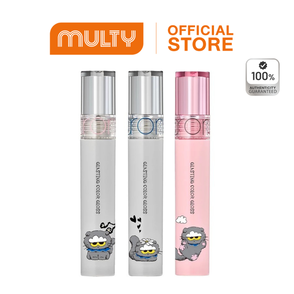 rom&nd X ZO&FRIENDS Glasting Color Gloss | Lip tint, Lip gloss (3colors)