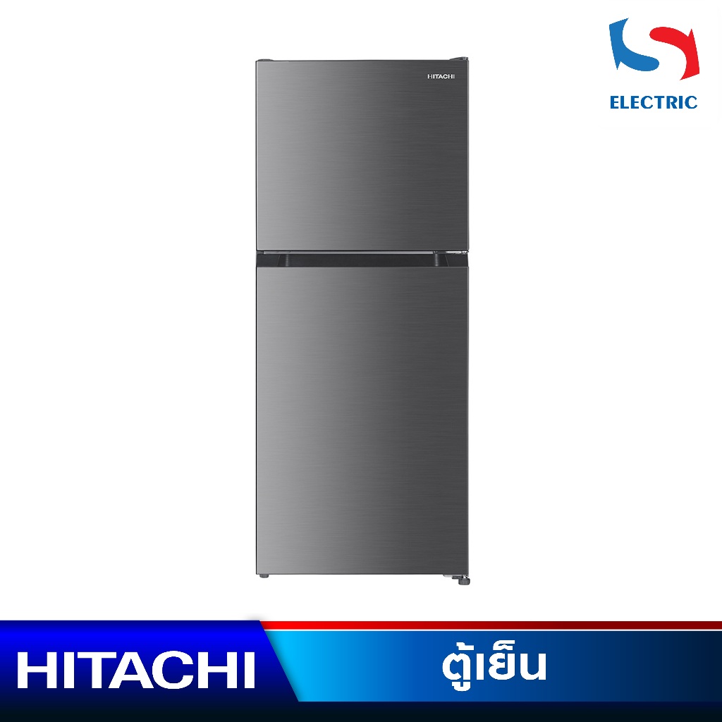 HITACHI ฮิตาชิ ตู้เย็น 2 ประตู รุ่น HRTN5198MXTH สีเงิน 6.4คิว 181 ลิตร ระบบอินเวอร์เตอร์ เบอร์5 5ดาว