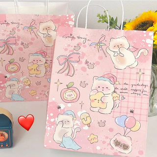 พร้อมส่งในไทย ขายดี มี20แบบ ถุงกระดาษ ลายกระต่าย ESTHER PUPPY น่ารัก สำหรับใส่ของ ของขวัญ