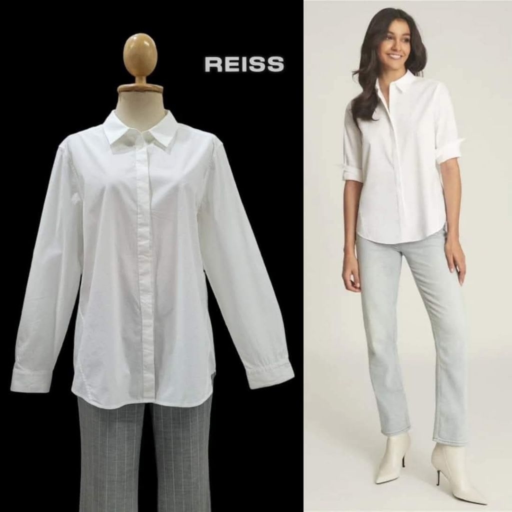 REISS - Paola Relaxed Boyfriend Shirt